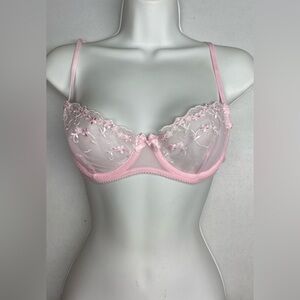 NWT Rose + Vine PNK Unlined Underwire, S *P1052